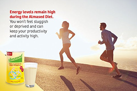 Shake Substituto de Refeição Baunilha – Pó Proteico de Alta Base Vegetal com Baixo Índice Glicêmico – Suplemento Nutricional para Apoio à Saúde e Perda de Peso – Sabor Baunilha – 500g (2 Pacotes) - Almased
