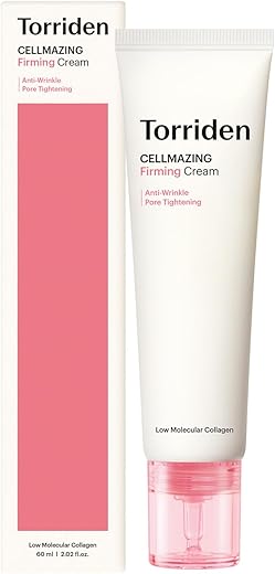 Creme Firmador de Colágeno de Baixo Peso Molecular Torriden CELLMAZING, 60ml | Complexo de Colágeno 5D | Minimiza Poros