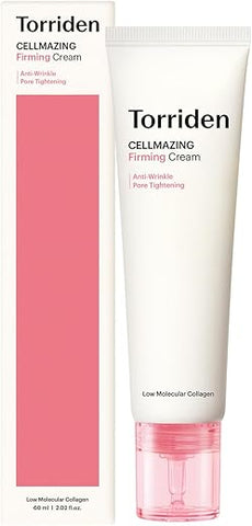Creme Firmador de Colágeno de Baixo Peso Molecular Torriden CELLMAZING, 60ml | Complexo de Colágeno 5D | Minimiza Poros
