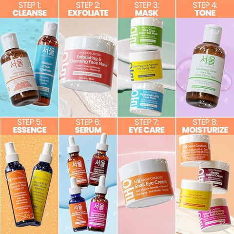 Serum Vitamina C 20%% 2oz Grande – Ácido Hialurônico CE Ferulic – Anti-idade Potente, Antirrugas K Beauty – 60ml - SeoulCeuticals