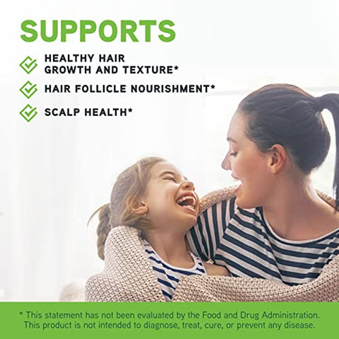 Labs Hair Effects – Suplemento para Cabelos Saudáveis e Crescimento da Pele* – com Biotina, Zinco, Cobre, Saw Palmetto e Extrato de Semente de Uva – Livre de Glúten – 90 cápsulas - DAVINCI
