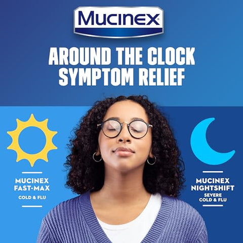Fast-Max para Resfriado e Gripe – Alívio Rápido – 120ml - Mucinex