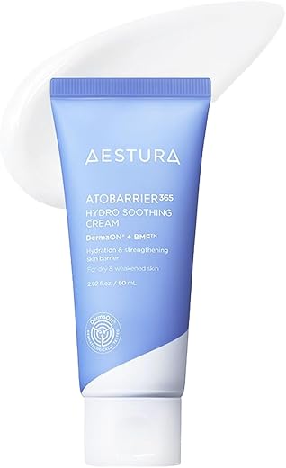 ATOBARRIER365 CERAMIDE HYDRO SOOTHING CREAM | Hidratante Facial Leve para Pele Normal a Sensível | 60ml, 2.02 oz  Aestura - AESTURA