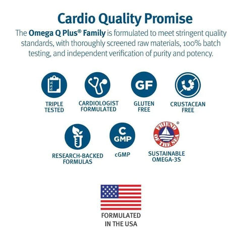 Omega Q Plus PRO – Suporte Profissional para o Coração e Envelhecimento Saudável com 200 mg de CoQ10 e 90 mg de Resveratrol para Produção Ótima de Energia Celular (90 cápsulas) - Dr. Sinatra