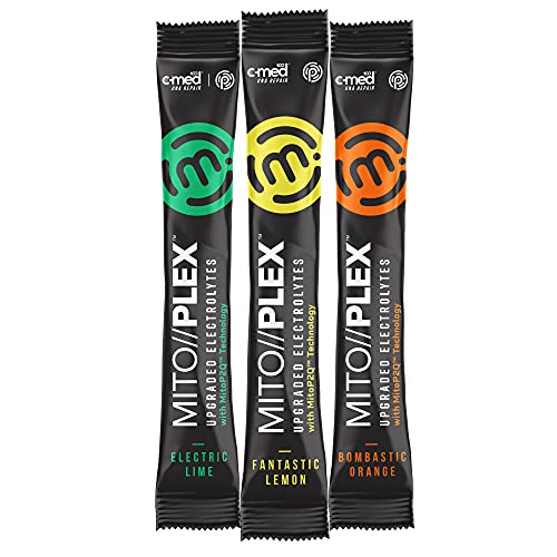 PRÜVIT - Pruvit MITO//PLEX® Citrus Pack – Eletrólitos Aprimorados com Tecnologia MitoP2Q – Cetonas Terapêuticas Puras para Crescimento Ósseo, Aumento de Energia e Sistema Imunológico