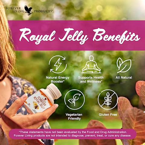 Forever Living Products - Forever Living Royal Jelly – Segredo Real da Natureza – Amigo dos Vegetarianos – 100g