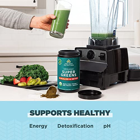 Ancient Nutrition - Supergreens Alcalinizante – Potencialize sua saúde com a marca Supergreens