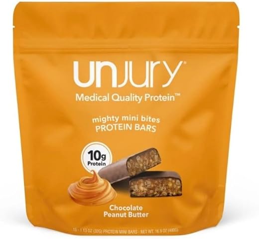Barras de Proteína Chocolate Peanut Butter – 20g de Proteína – Energia e Sabor Delicioso - Unjury