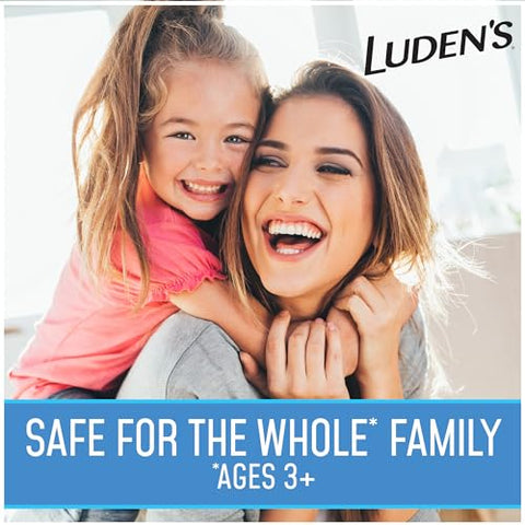 Ludens - Luden’s Gotas para Garganta Sem Açúcar Sabor Cereja Silvestre, Alívio para Garganta Irritada, 25 Unidades (12 Pacotes)