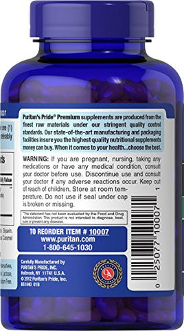 Puritan's Pride - Puritan’s Pride Neuro-PS – Melhora a Função Cerebral* Nootrópico 100 mg Softgels, 120 Unidades (Pacote de 1)