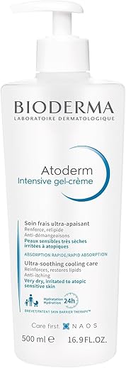 Gel-creme Atoderm Intensive – Gel ultra calmante para pele muito seca propensa a atópica