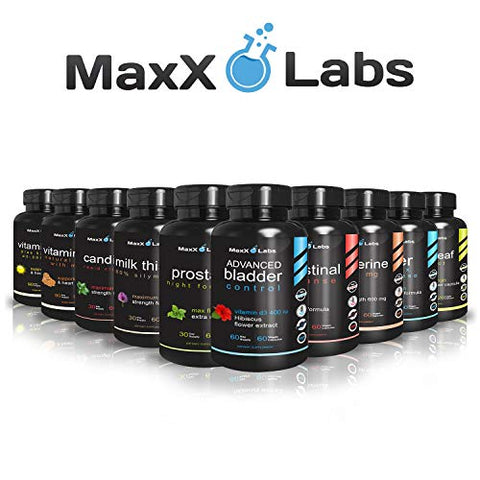 MaxX Labs - Suplemento Avançado para Controle da Bexiga em Mulheres – Marca Líder em Saúde Feminina