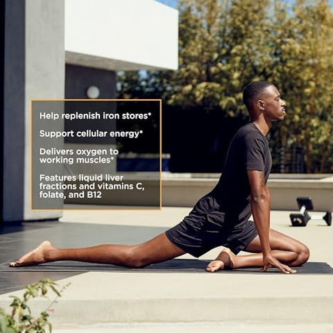 Complexo de Ferro – 50 mg de Ferro por Porção – Suporta Energia e Resistência – 90 Softgels - Integrative Therapeutics