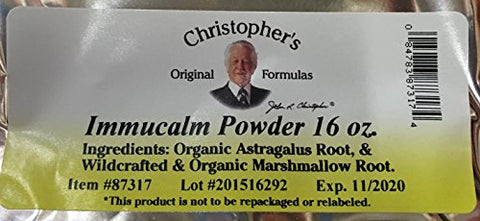 Dr. Christopher's - Dr. Christopher’s Pó Imunocalm 16 oz (454 g) – Fórmula Natural para Fortalecer o Sistema Imunológico
