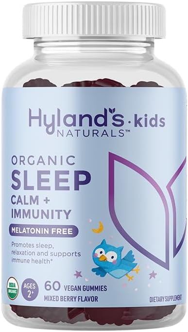 Hyland's - Hyland’s Kids – Gomas Orgânicas para Auxiliar o Sono sem Melatonina com Calma