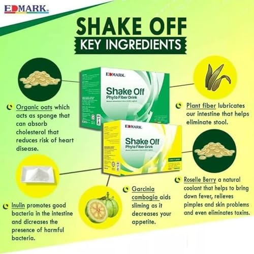 Generic - Shake Off Phyto Fiber Sabor Pandan – Fibra Vegetal para Emagrecimento – 100g