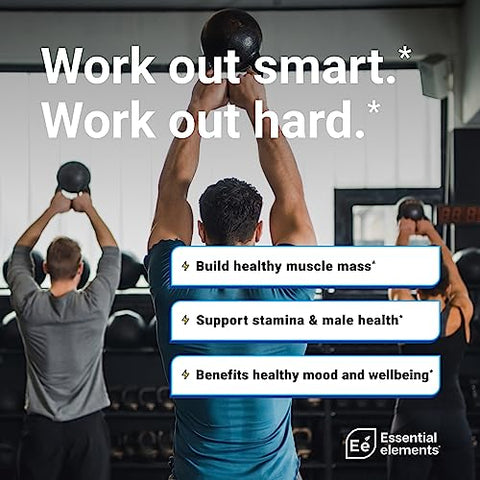 Suplemento Masculino Essential Elements – Suporte Muscular | Marca em Destaque