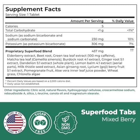 da Superfoods Company – Bebida Detox e Suplemento Nutricional para Mulheres - Superfood Tabs