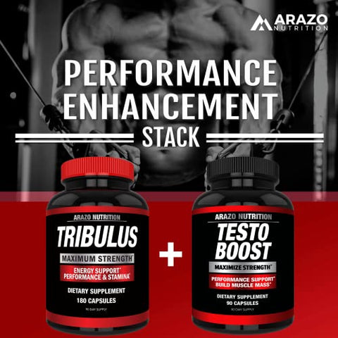 TestoBoost Test Booster – Potente para Aumento de Testosterona - Arazo Nutrition