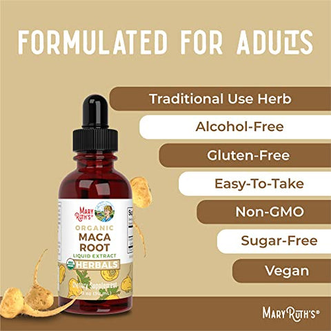 MaryRuth Organics - Maca Orgânica Mary Ruth’s, 1 FZ – Raiz Poderosa para Energia e Vitalidade