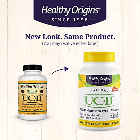 UC-II, 40 mg – Colágeno Premium para Saúde das Articulações e Mobilidade – 40 g - Healthy Origins