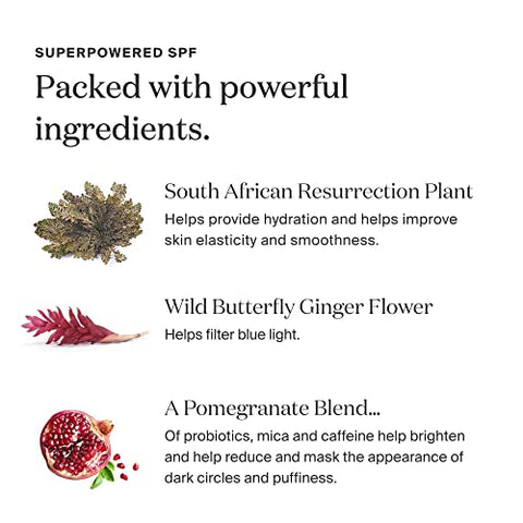 Creme para os Olhos Bright-Eyed 100%% Mineral, 15 ml – FPS 40 PA Hidratante - Supergoop!