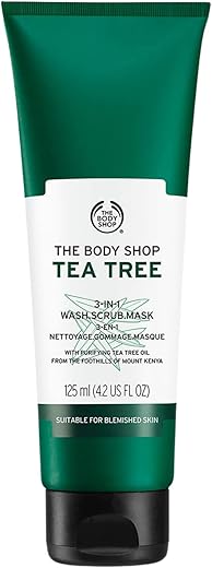 Tea Tree 3 em 1 Limpador Esfoliante 100g - The Body Shop