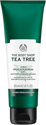 Tea Tree 3 em 1 Limpador Esfoliante 100g - The Body Shop