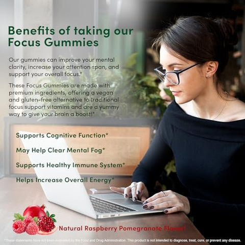 Halceon Wellness Shop - Halceon Wellness Gummies de Cogumelo do Leão e L-Teanina para Saúde Cerebral – Suplemento Nootrópico de Cogumelo do Leão – Vegano e Livre de Transgênicos – 60g