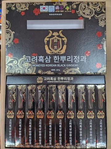 Generic - Raízes de Ginseng Preto Coreano Melado (22g x 10 Raízes) Panax Ginseng Preto