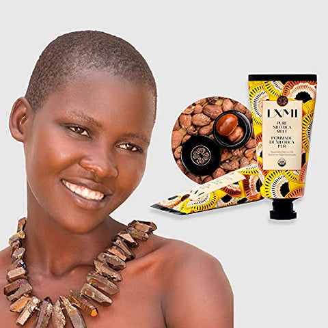 Pure Nilotica Melt Orgânico – Certificado 100% Orgânico pelo USDA – Bálsamo-Óleo Indulgente, Alternativa Vegana e Livre de Crueldade ao Manteiga de Karité – Skincare Ultra-Limpa - LXMI