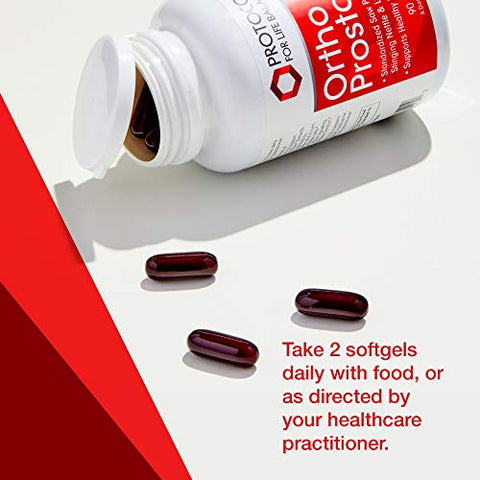 PROTOCOL FOR LIFE BALANCE - Protocolo Ortho Próstata – Suplemento para a Saúde da Próstata Masculina – com Extrato de Saw Palmetto e Extrato de Urtiga