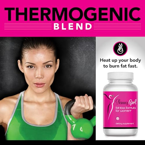 XENXNUTRA LABS - Skinny Girl – Fórmula Avançada de Perda de Peso para Mulheres – Melhores Pílulas de Dieta Feminina que Funcionam Rapidamente – Lipogênico para Controlar o Apetite – Termogênico para Queimar Gordura – Aumenta a Energia e