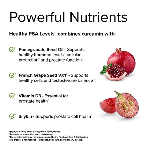 Healthy PSA Levels – 60 Softgels, Embalagem com 2 – Suporte à Saúde da Próstata – Livre de GMO, Sem Glúten – 60 Porções Totais - Terry Naturally