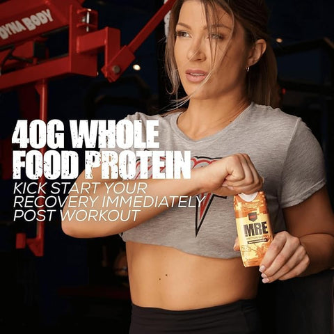 MRE Shake Pronto para Beber, Chocolate ao Leite – Proteína 40g sem Lactose Whey Free RTD Feita com Mistura de Proteínas de Alimentos Integrais Reais – Amigável ao Keto e Fácil de Digestar - REDCON1