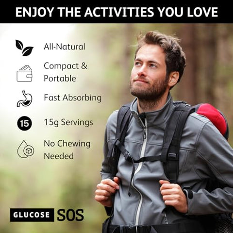 Melts | Pó de Dextrose em Tabletes | Ação Rápida | Purê de Frutas Naturais | Suplemento Esportivo | 10 Porções Individuais de 15g - Glucose SOS