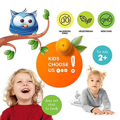 Gummies Multivitamínicos Infantis – 14 Vitaminas Essenciais para Crianças de 2 anos – Vitamina A C D E B6 B12 Zinco Biotina – Multivitamínicos em formato de Goma para Crianças – Tudo em um só produto - DR. MORITZ