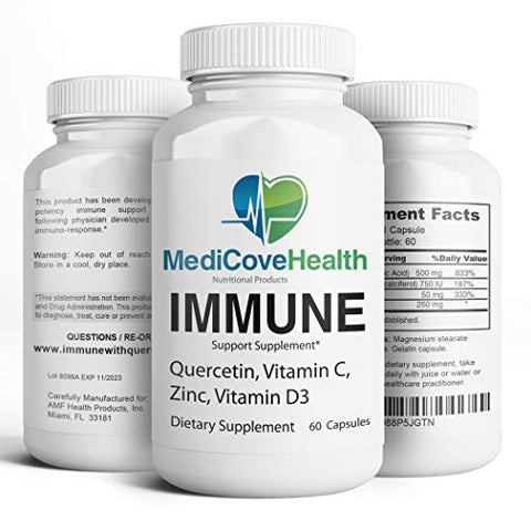 Ivory Caps - Imune Support: Quercetina, Vitamina C, Zinco, Vitamina D3 – Reforço Imunológico – Marca X