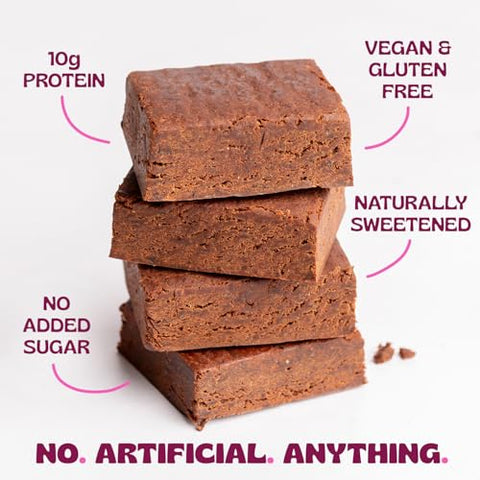 ELAVI - Elavi Brownies de Alta Proteína, 10g de Proteína, Sem Laticínios, Vegano