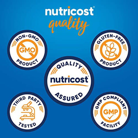 Psyllium Husk 1500mg – 500 Cápsulas (3 Frascos) | Fibra Natural para Digestão Saudável - Nutricost