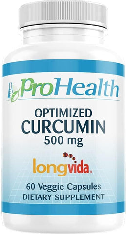 Curcumin Longvida Otimizado – 60 Cápsulas, 1000 mg por Porção - ProHealth