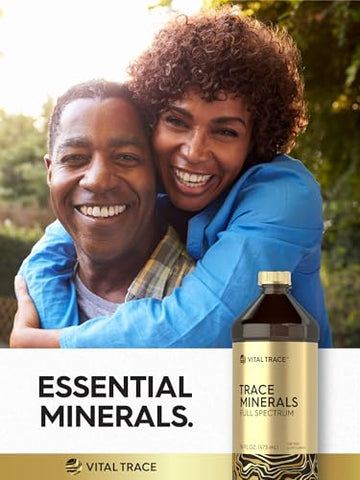 Trace Mineral Drops | 473 ml | Suplemento de Minerais de Espectro Completo | Vegetariano, Livre de Transgênicos e Glúten | por Vital Trace - Carlyle