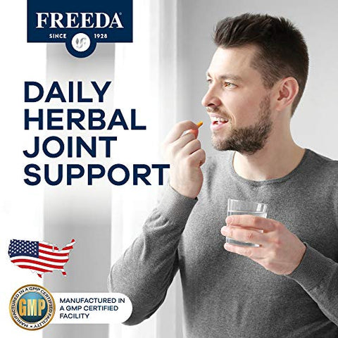 FREEDA - Freeda Curcuma Cúrcuma com Pimenta Preta – Vegano Kosher Sem Glúten – Cápsulas de Curcuma para Suporte à Inflamação – 60 Cápsulas Vegetais