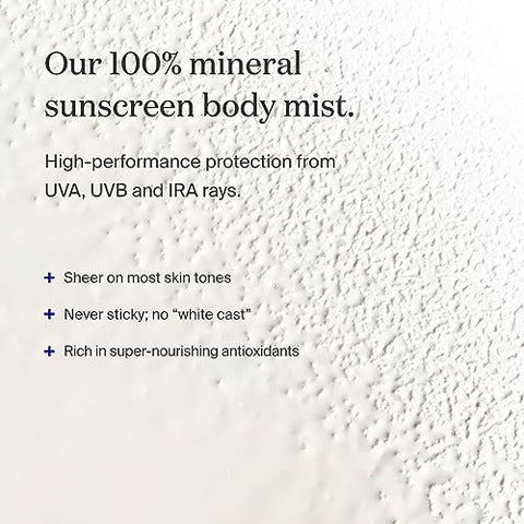 PLAY Protetor Solar Mineral FPS 30 em Spray 177 ml – Cobertura Total para Pele Sensível – Resistente à Água - Supergoop!