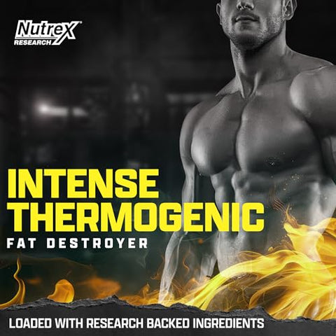 Lipo6 Black Intense Ultra Concentrate Queimador de Gordura Termogênico | Perda de Peso | 60 Cápsulas - Nutrex Research