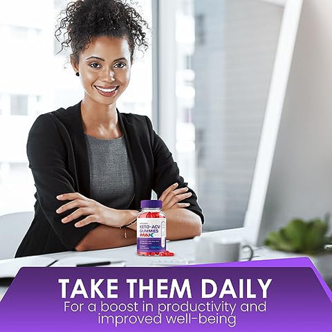 Nutrocell - Biolife Keto Gummies ACV Maax com Suco de Romã, Beterraba e B12 60 Gummys Max Strength Bio Lyfe (FBA 1 Pack)