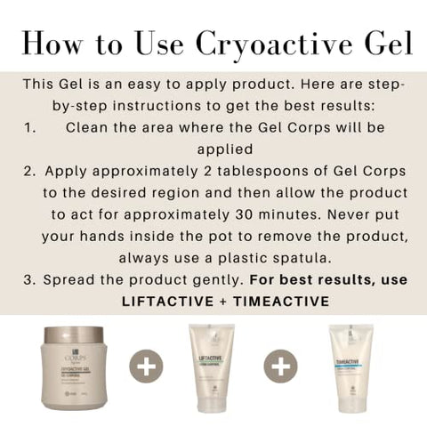 Goldine Care - Gel Criativo CRYOACTIVE – Redutor de Medidas e Celulite | 100g