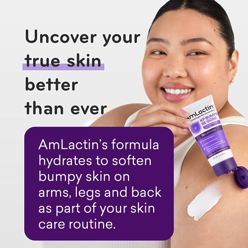 KP Bumps Be Gone – Creme Hidratante para Ceratose Pilar com 15% de Ácido Lático – Esfoliante e Hidratante para Pele Seca, Áspera e com Imperfeições – 90g - AmLactin